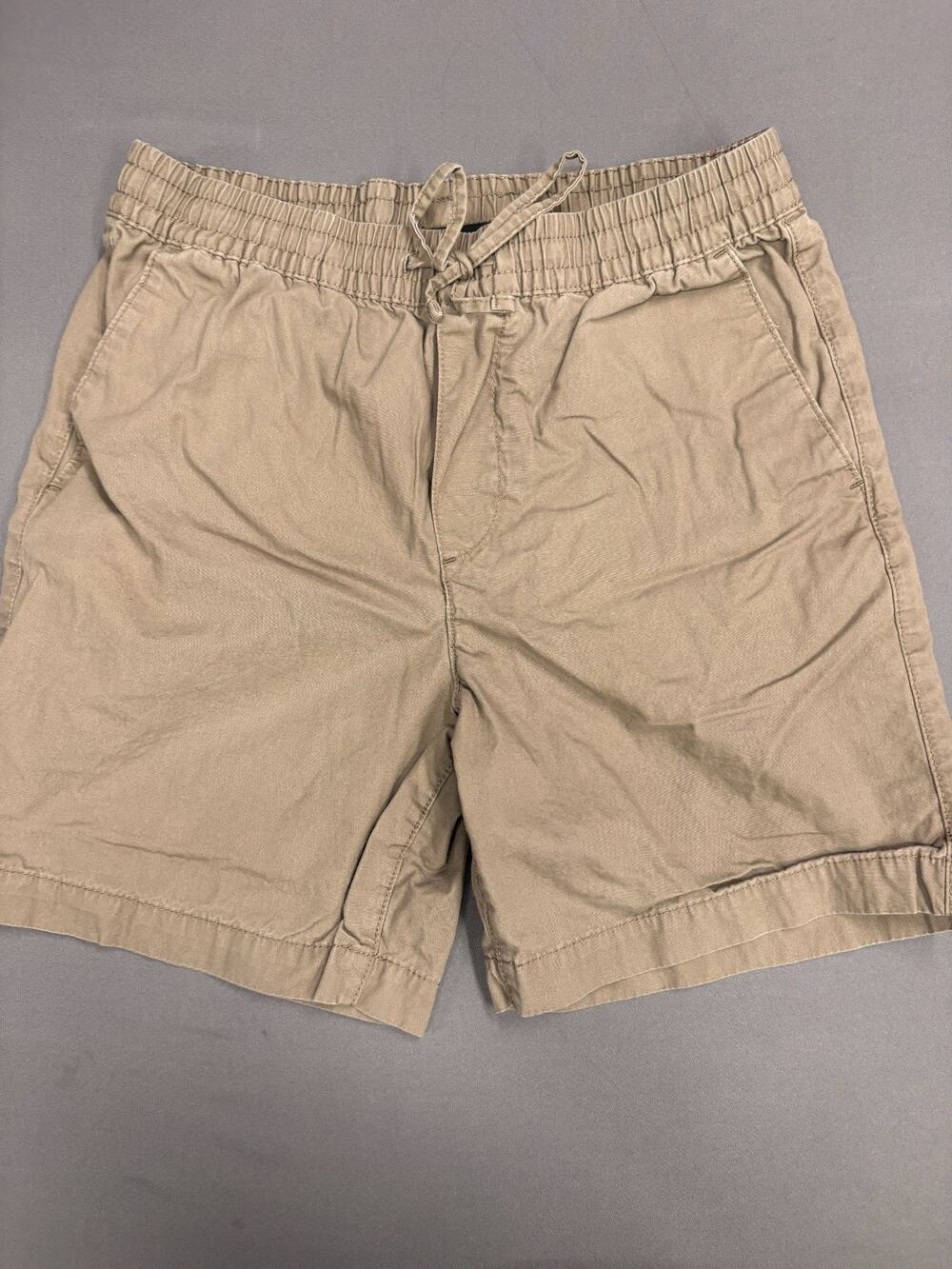 H&M Men's tan Drawstring Cotton polyester Hybrid Shorts size small